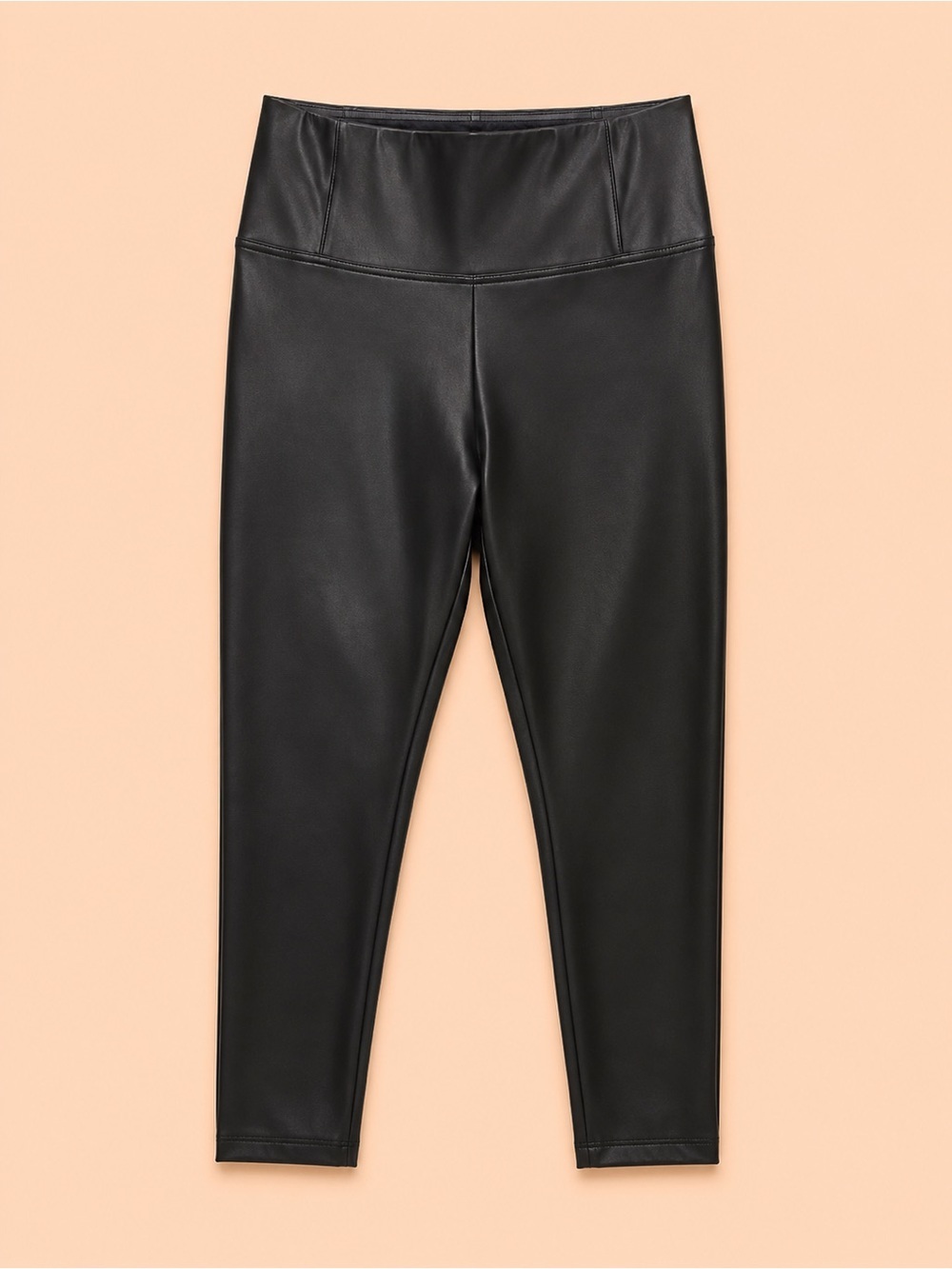 RW&CO FAUX LEATHER LEGGINGS